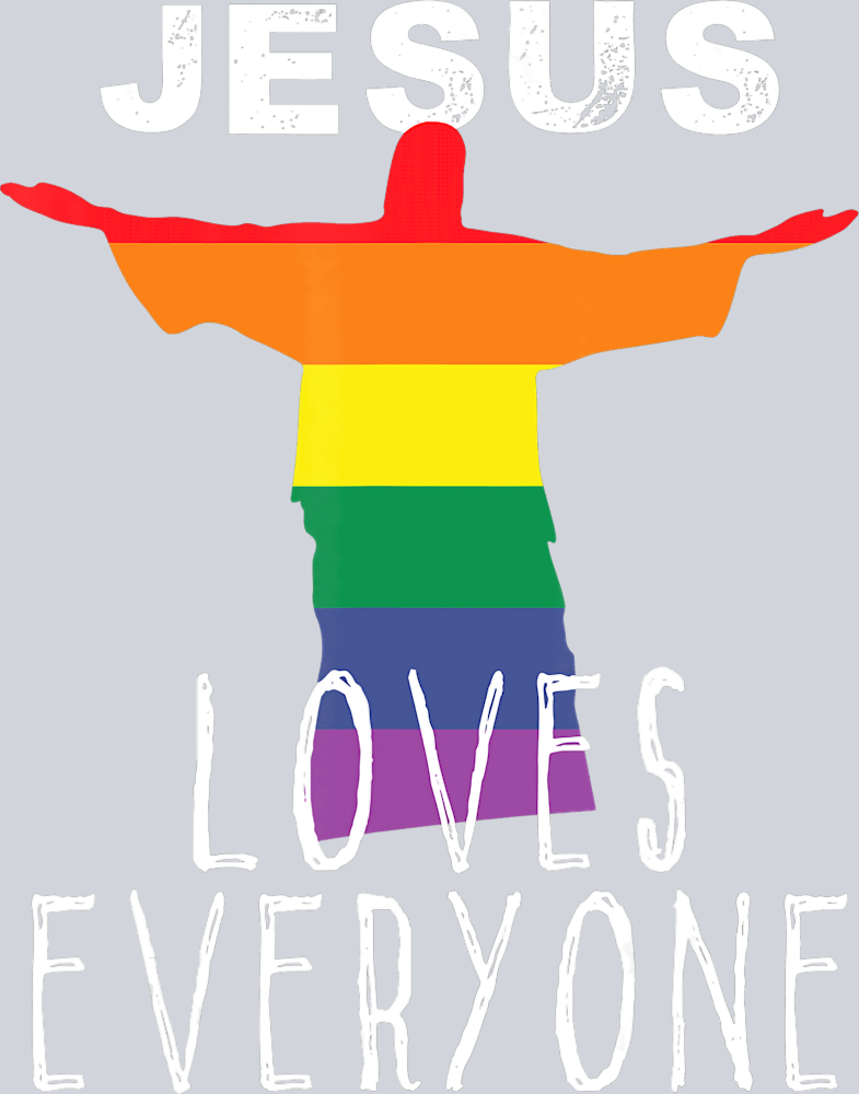 Jesus Loves Everyone 597 - STK03318 (DTF Transfers)