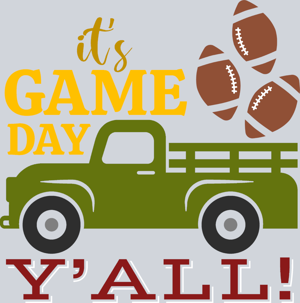 It's Game Day Y'all 2 - STK03268 (DTF Transfers)