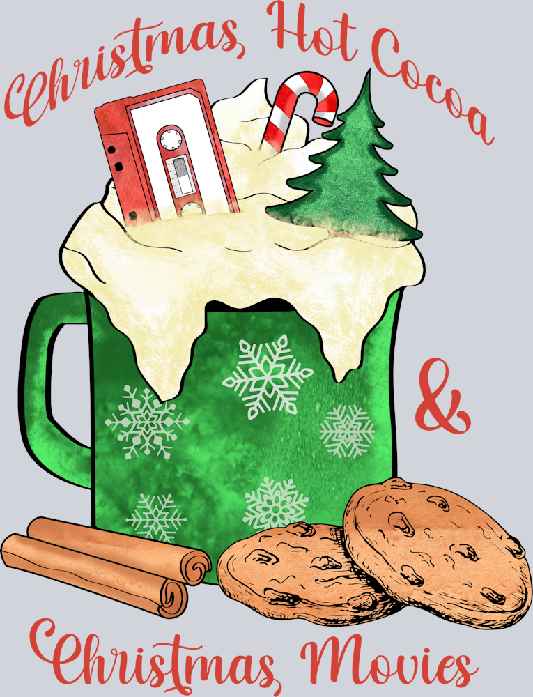 Christmas Hot Cocoa Movies - STK01305 (DTF Transfers)