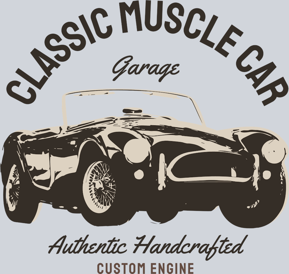 Classic Muscle Car 1 - STK01373 (DTF Transfers)