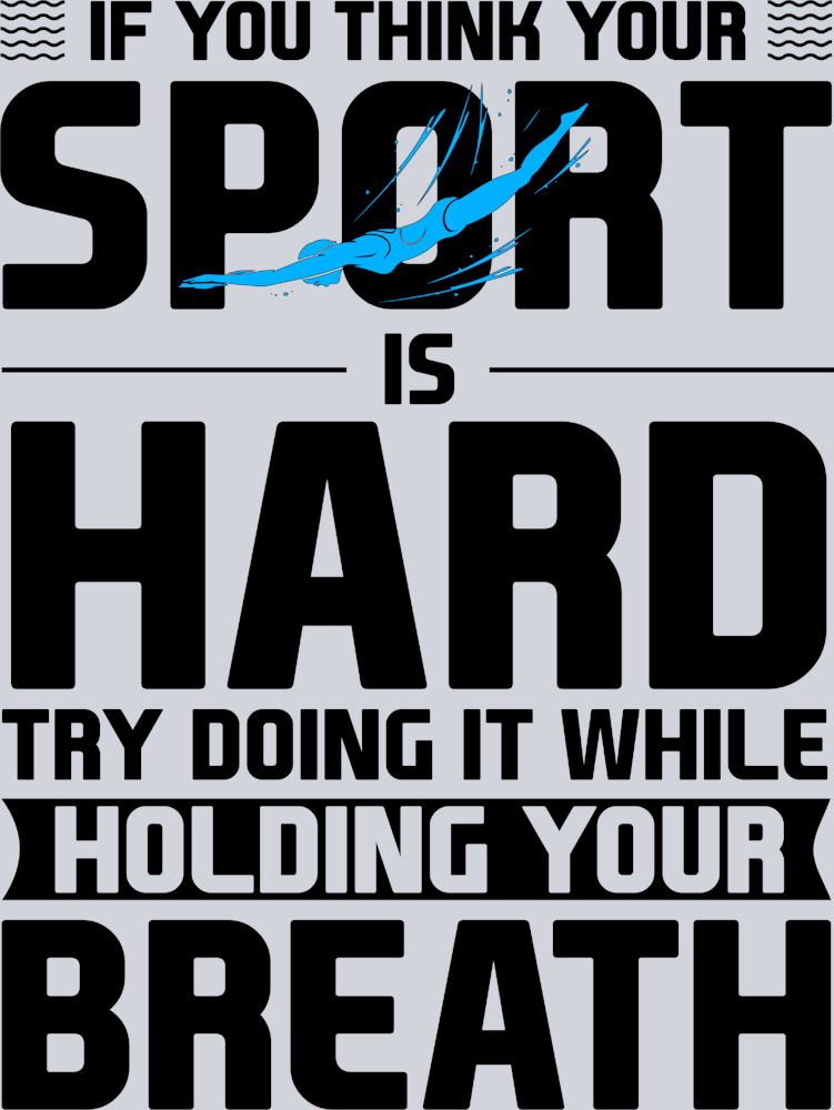 Sports If You Think Your Sport Is Hard Black - STK05705 (DTF Transfers)