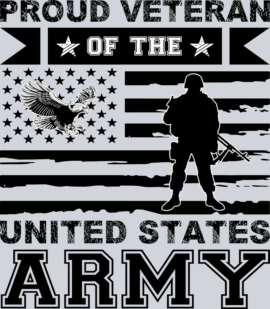 Proud Veteran Of The United States Army - STK05070 (DTF Transfers)