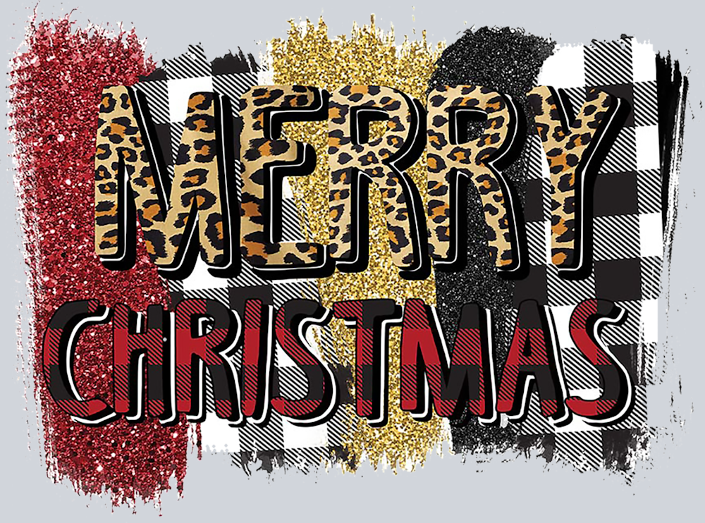 Merry Christmas Splash - STK04249 (DTF Transfers)