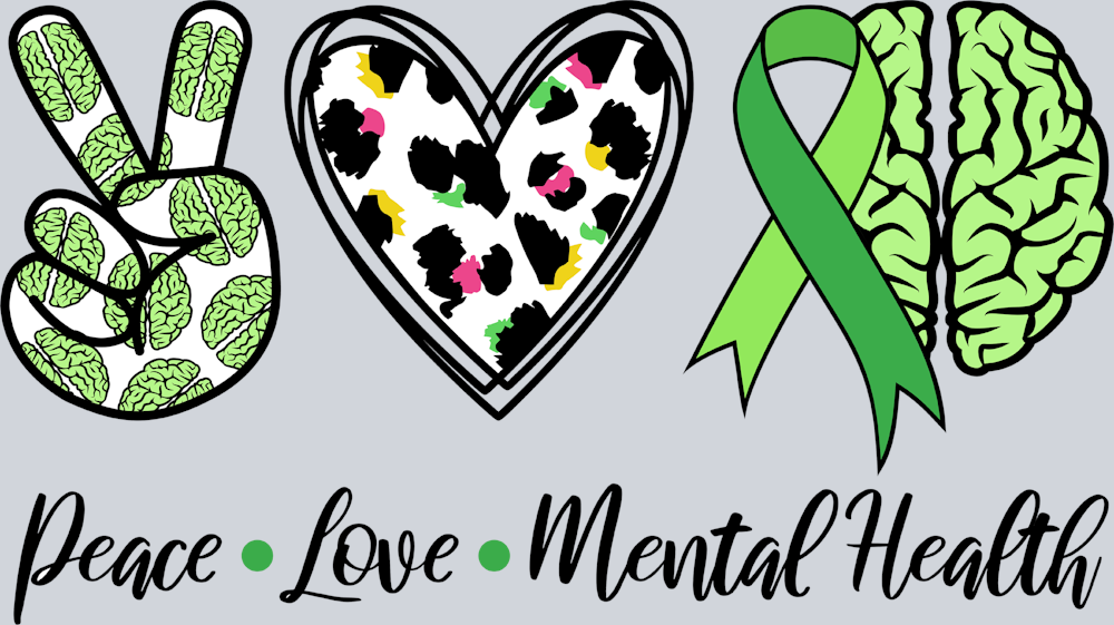 Peace Love Mental Health - STK04769 (DTF Transfers)