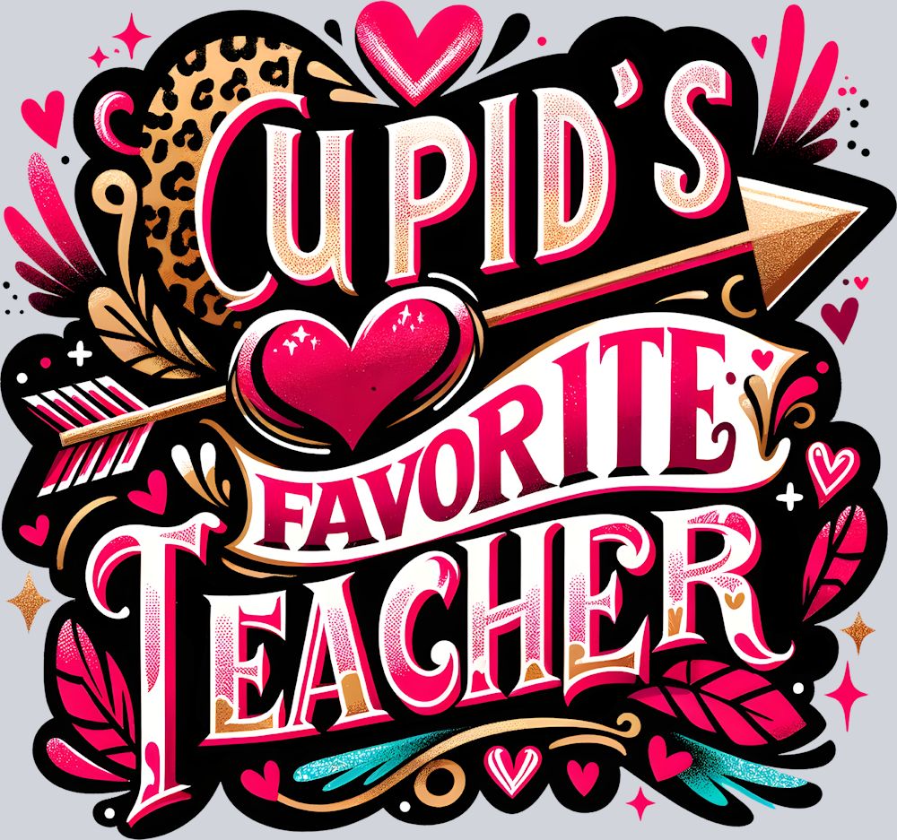 Cupids Favorite Teacher - STK01493 (DTF Transfers)