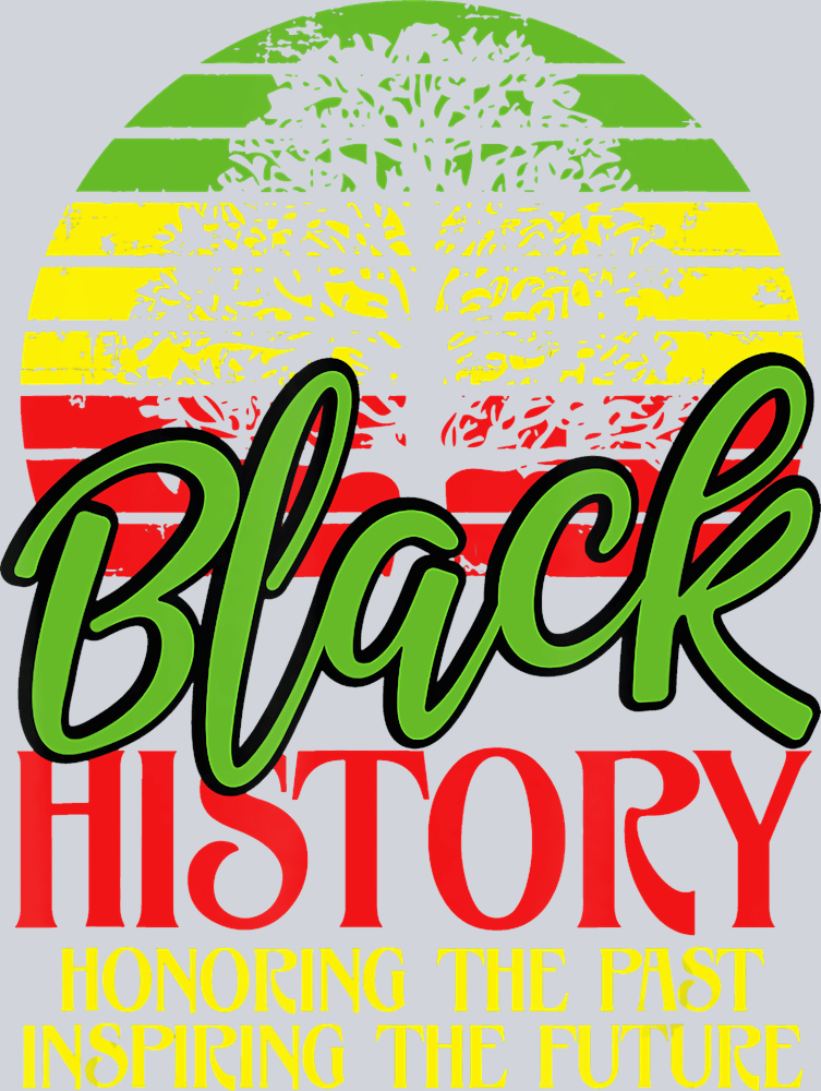 Black History Honoring The Past Inspring The Future Circle - STK00691 (DTF Transfers)