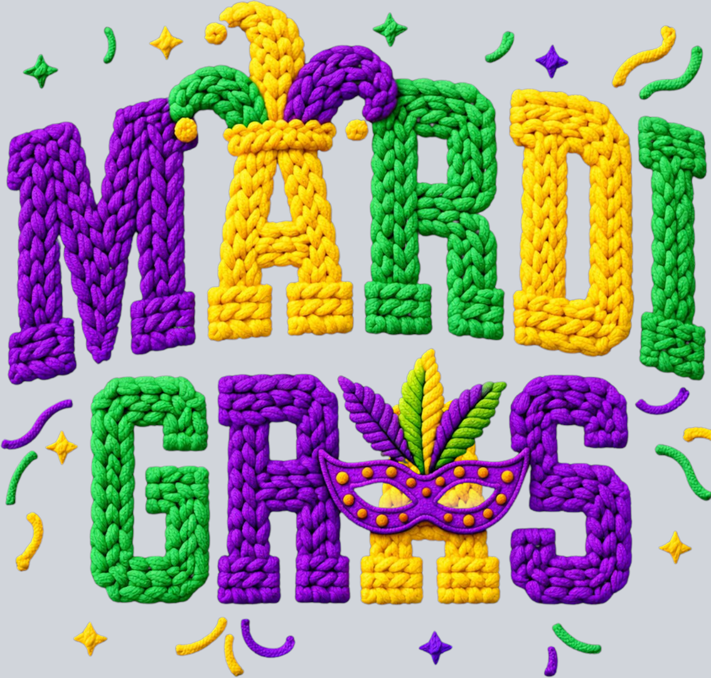 Mardi Gras - STK07678 (DTF Transfers)