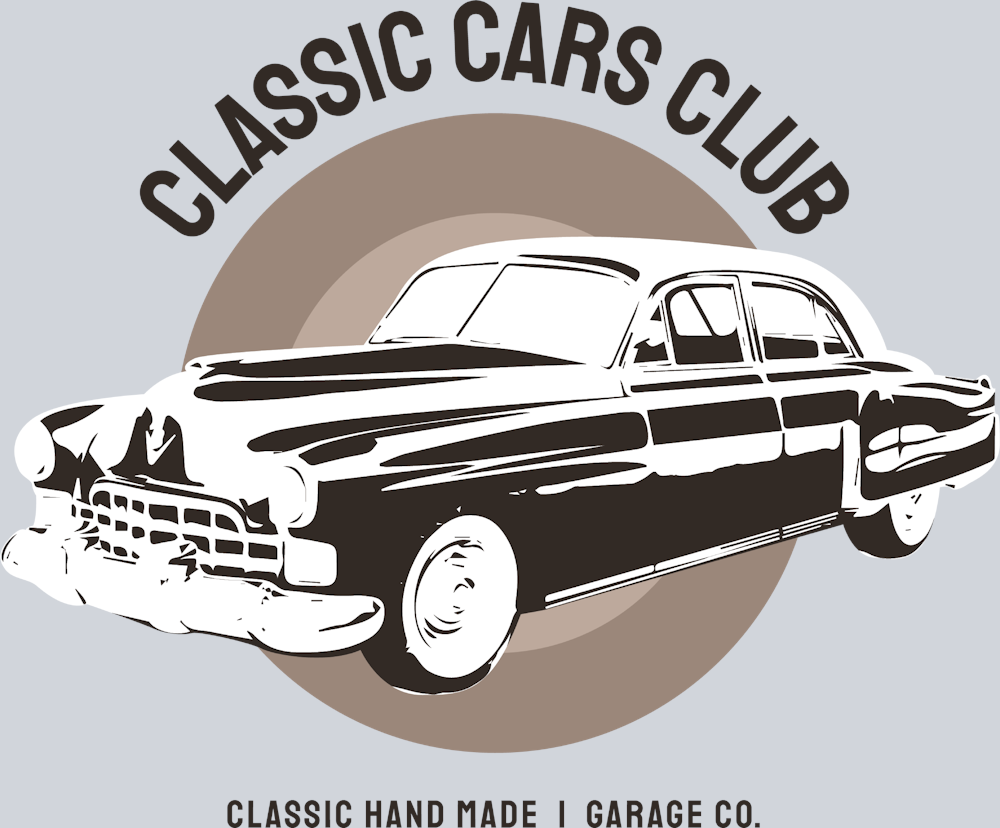 Classic Cars Club 2 - STK01366 (DTF Transfers)