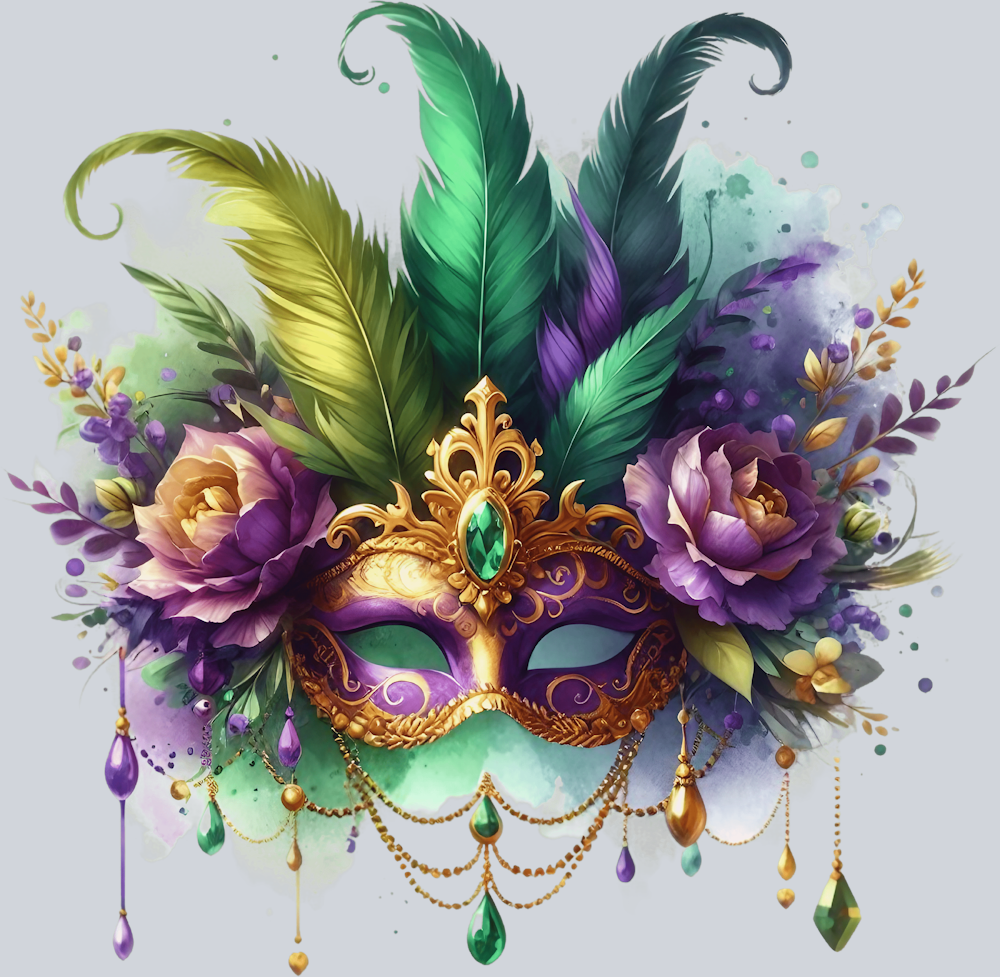 Mardi Gras 3 - STK03999 (DTF Transfers)