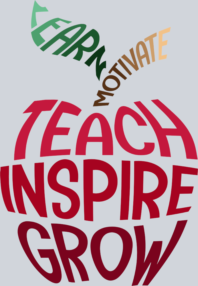 Learn Motivate Teach Inspire Grow - STK03541 (DTF Transfers)