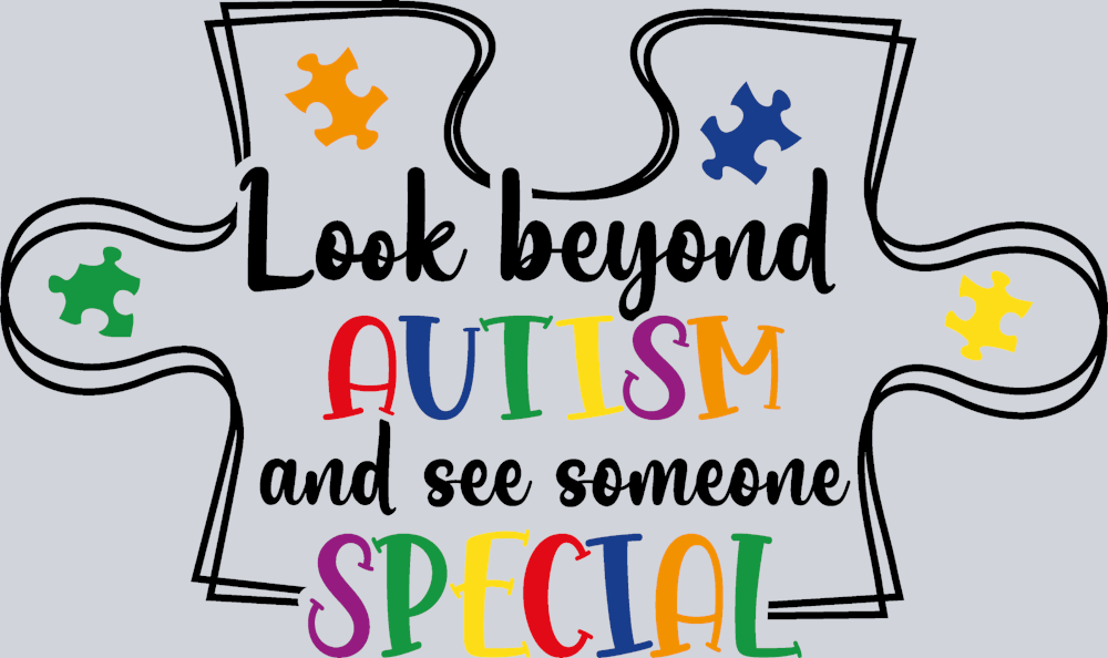 Look Beyond Autism - STK03678 (DTF Transfers)