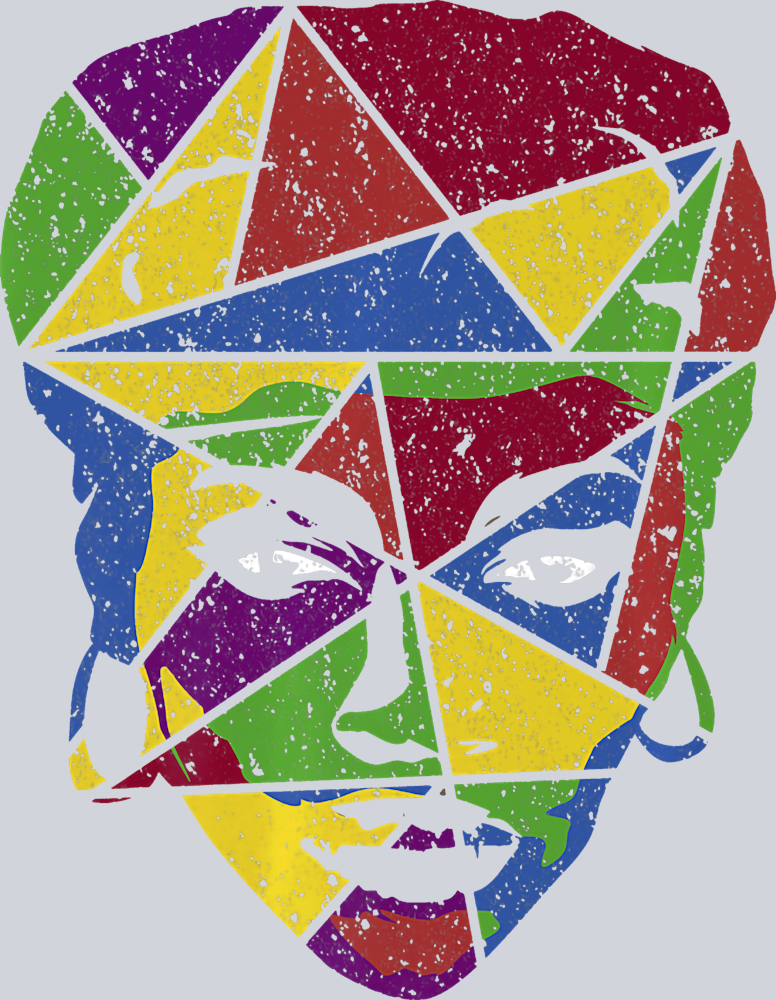 Colorful Face - STK01418 (DTF Transfers)