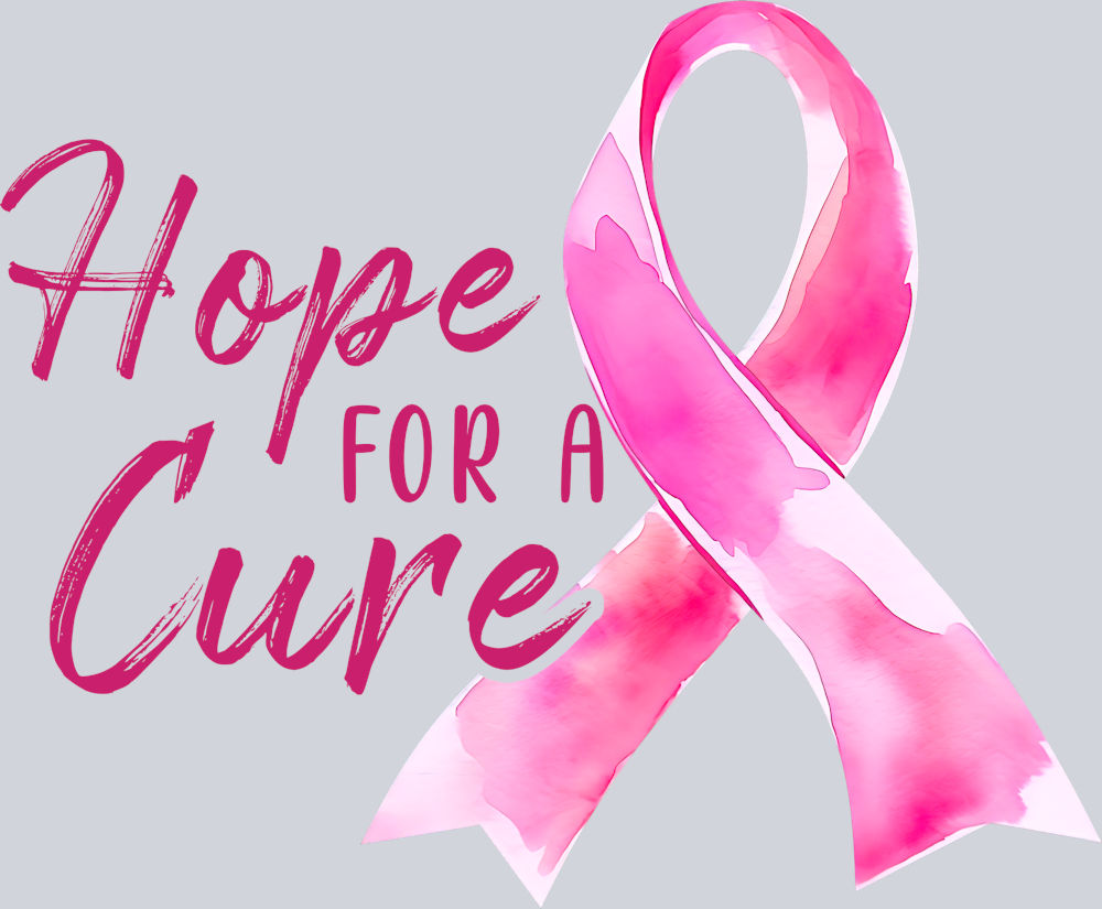 Hope For A Cure Ribbon BCA - STK06845 (DTF Transfers)