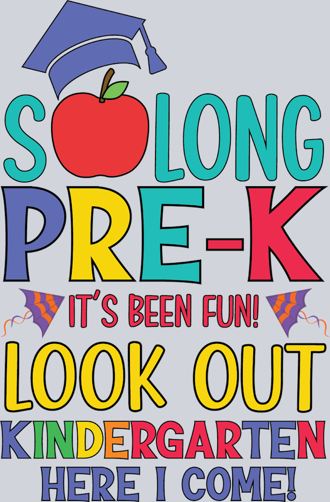 So Long Pre K - STK05579 (DTF Transfers)