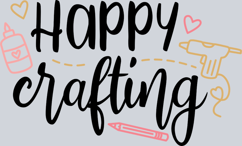 Happy Crafting - STK02534 (DTF Transfers)