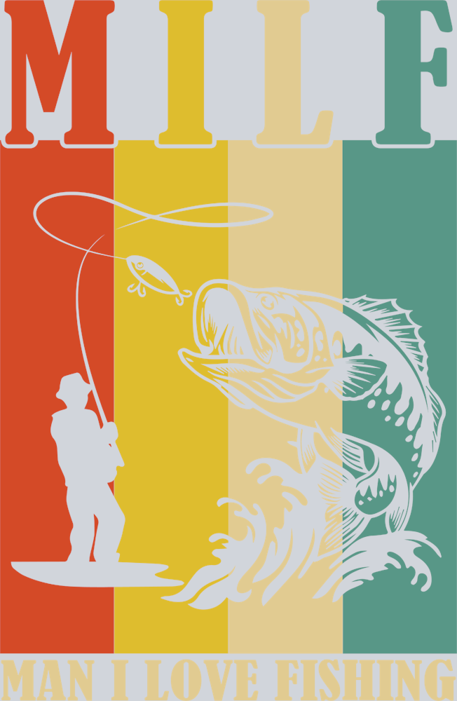Sports Man I Love Fishing - STK05736 (DTF Transfers)