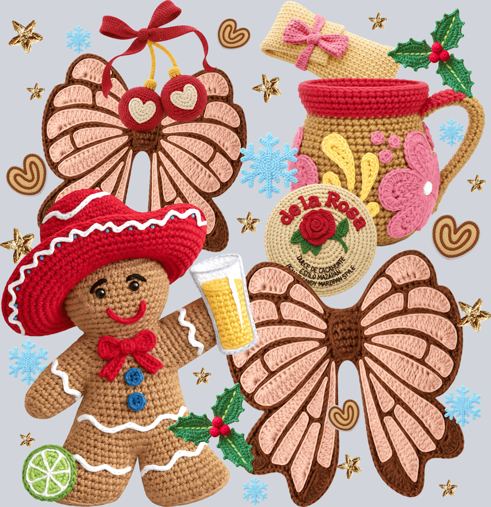 Faux Yarn Feliz Navidad 2 - STK07489 (DTF Transfers)