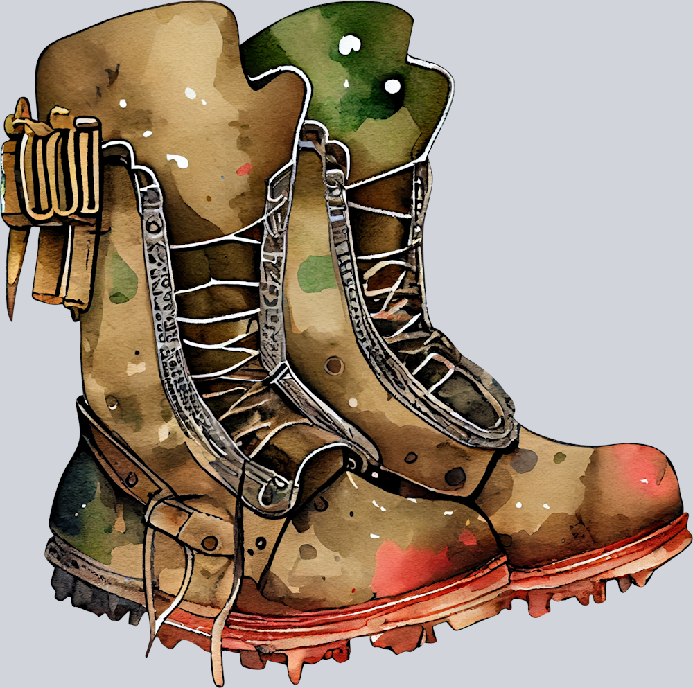Military Boots 5 - STK04287 (DTF Transfers)