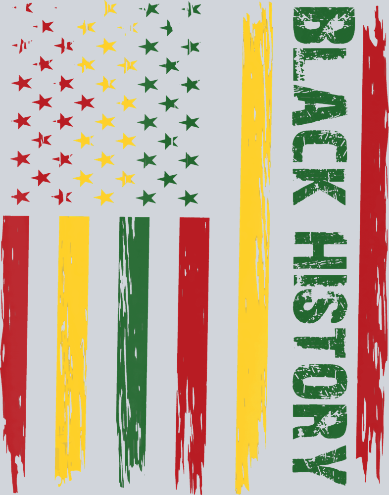 Black History Flag - STK00678 (DTF Transfers)