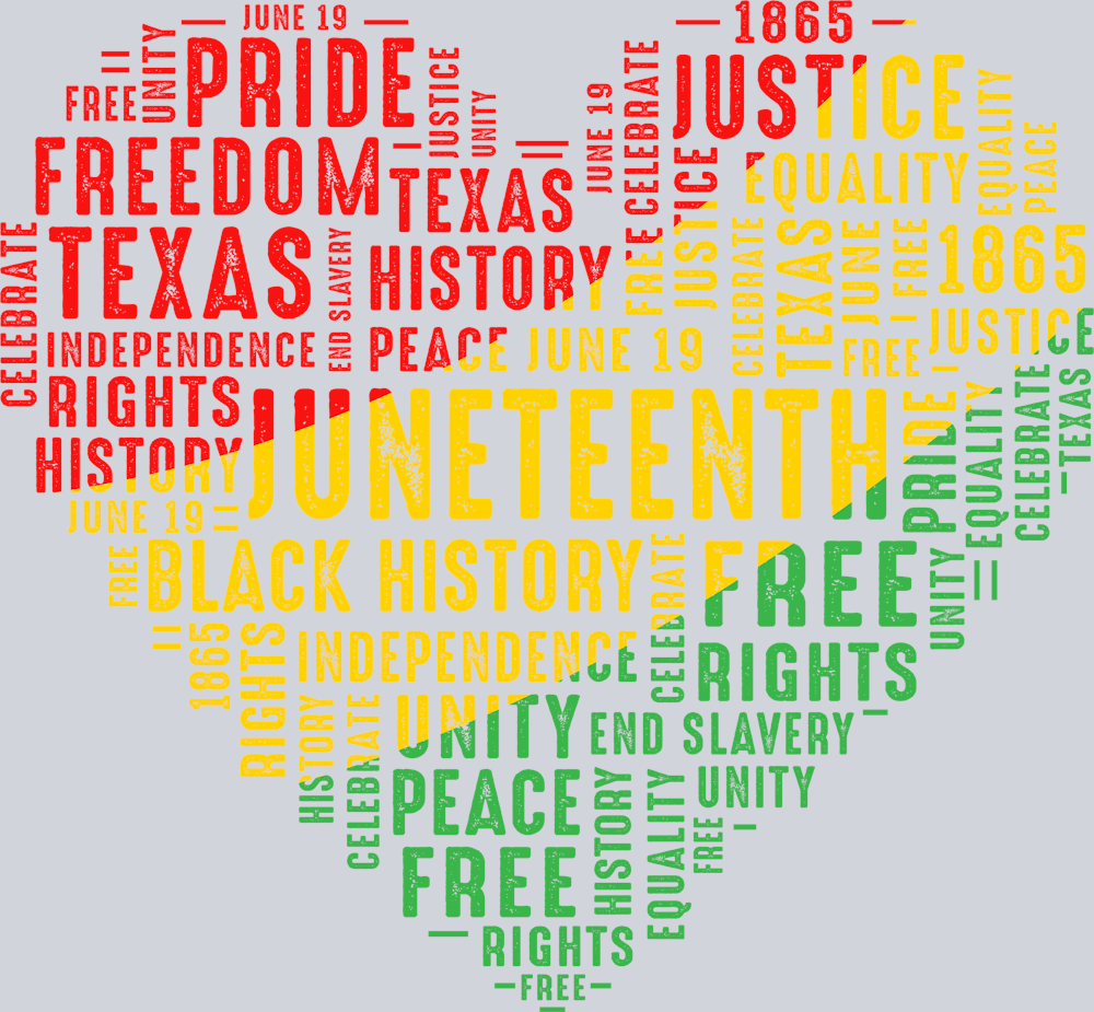 Juneteenth Freedom Heart - STK03388 (DTF Transfers)