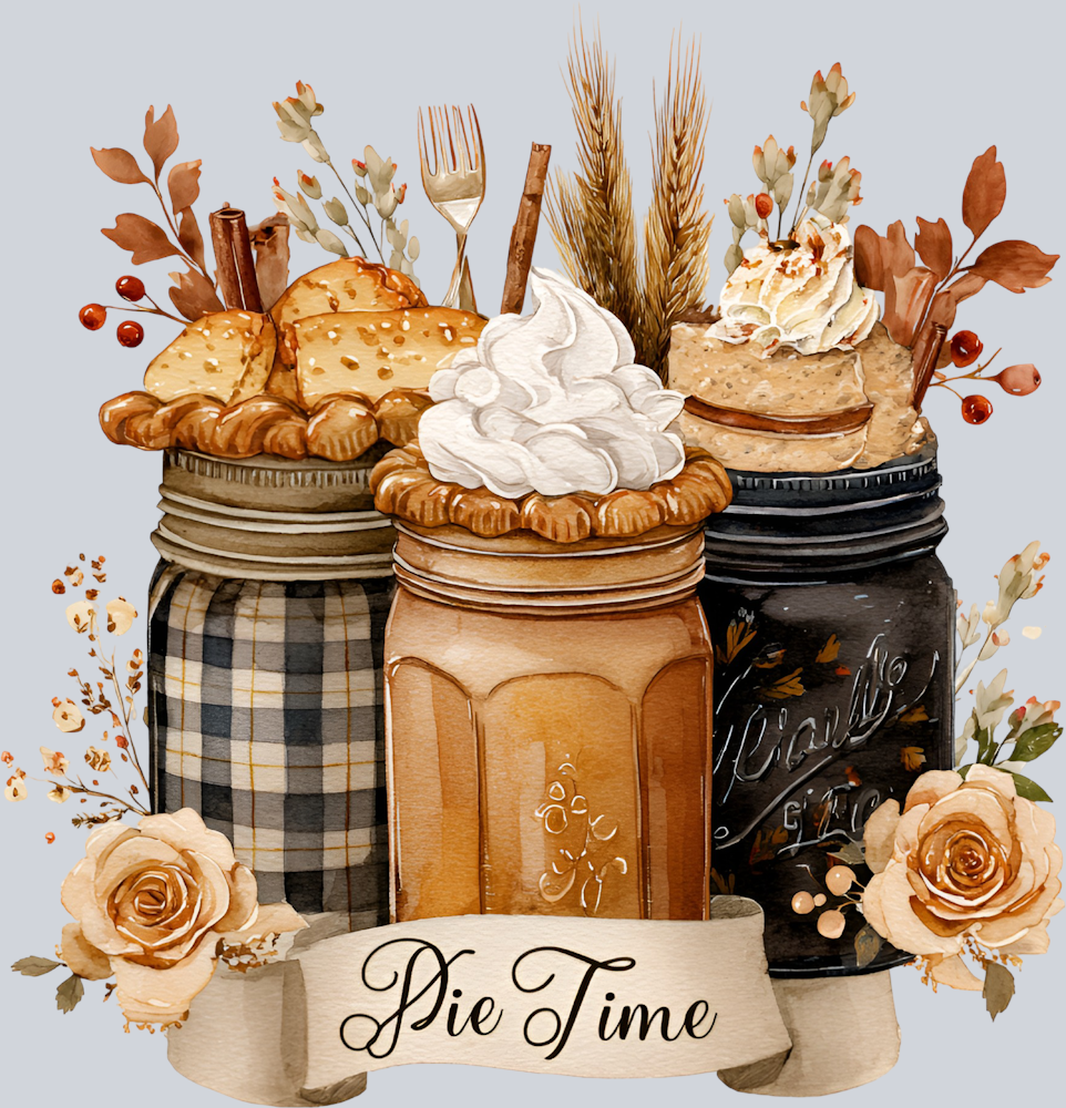 Fall Pie Time 3 - STK07374 (DTF Transfers)
