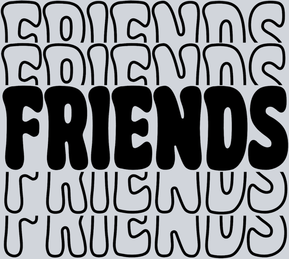 Friends Mirror - STK02156 (DTF Transfers)