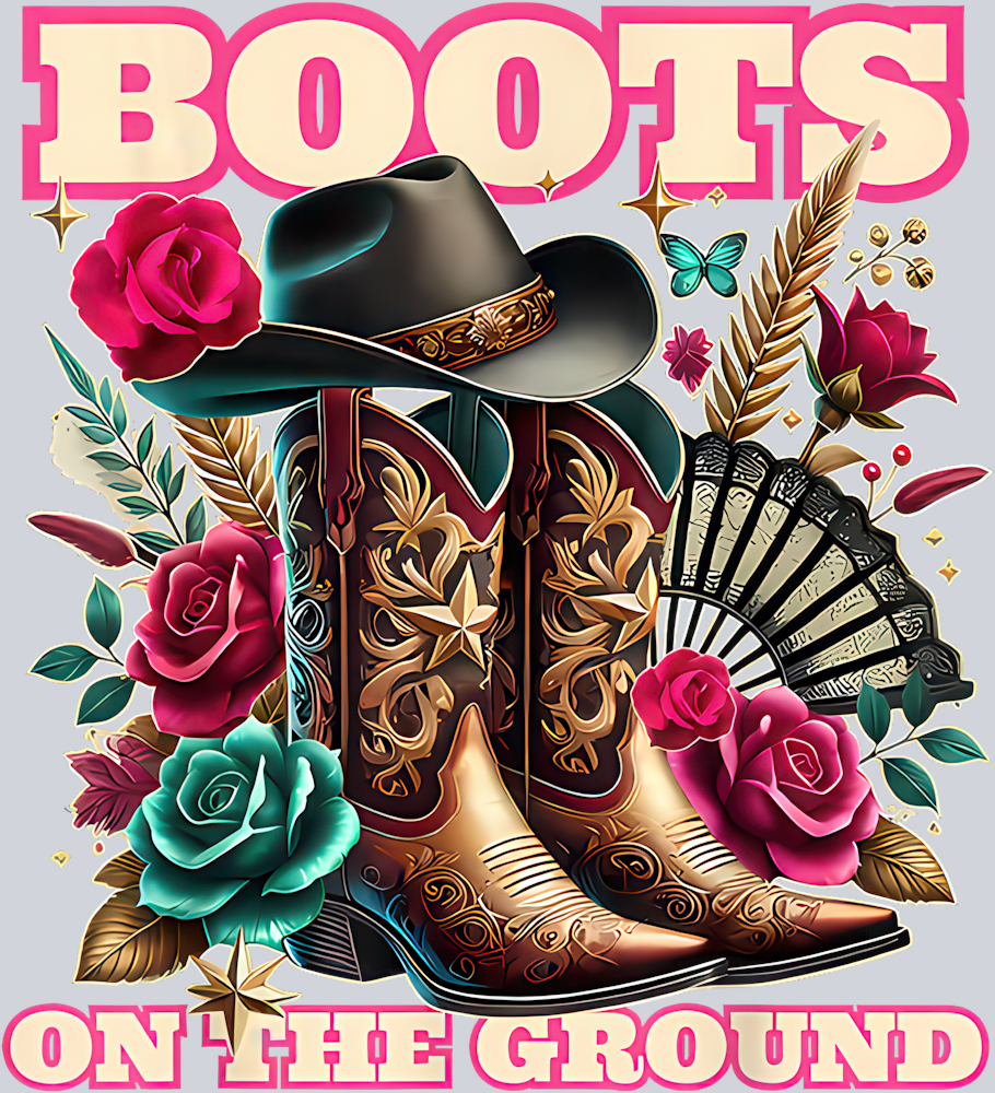 Boots On The Ground 21 - STK01070 (DTF Transfers)