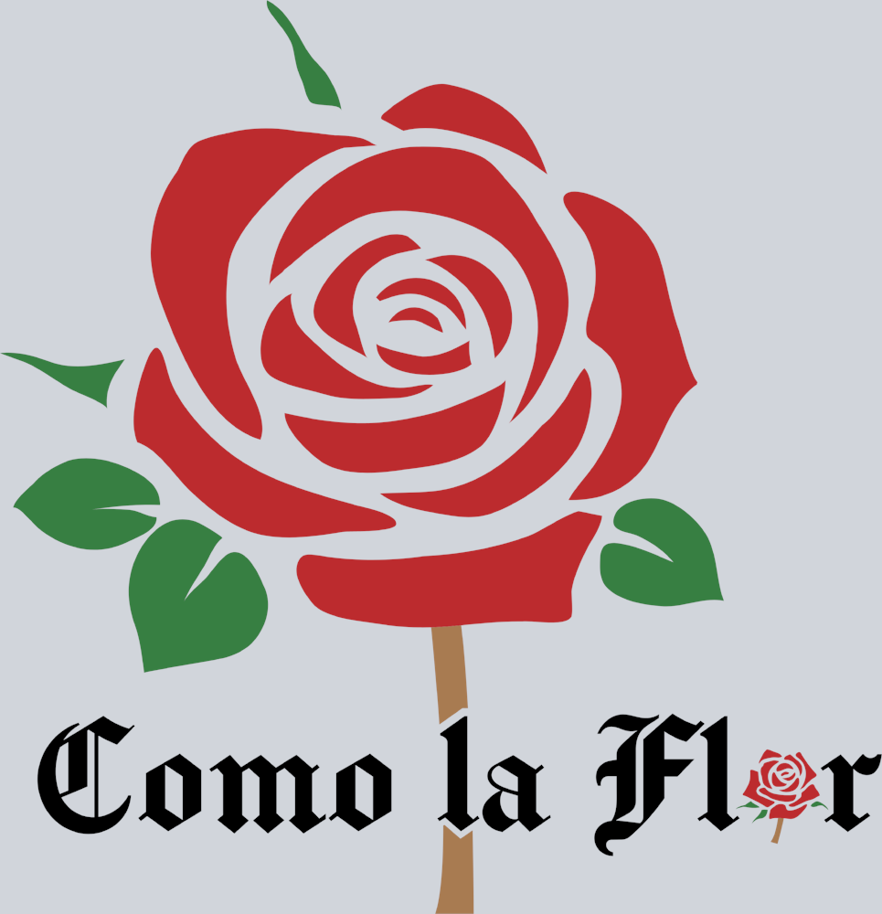 Como La Flor Small Rose - STK01420 (DTF Transfers)