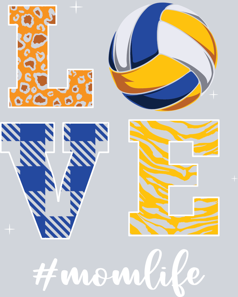 Love Volleyball - STK03804 (DTF Transfers)