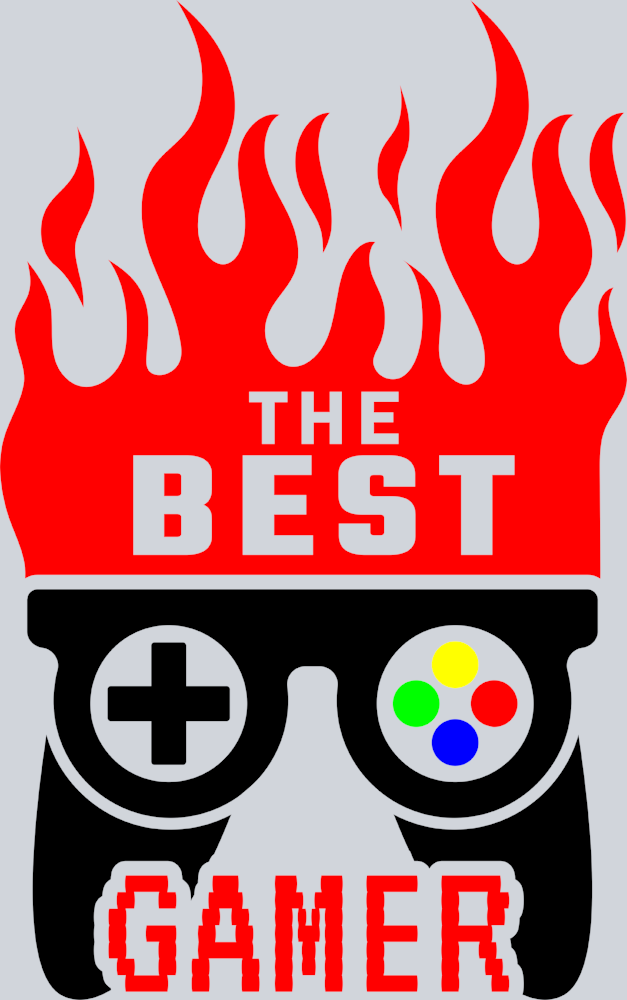 The Best Gamer - STK06953 (DTF Transfers)