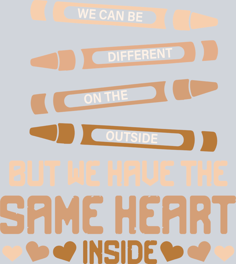 We Can Be Different On The Outside - STK06383 (DTF Transfers)