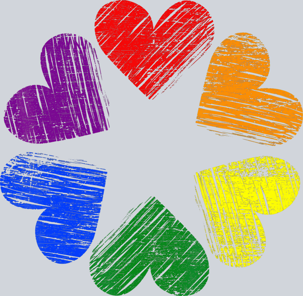 Pride Hearts - STK04995 (DTF Transfers)