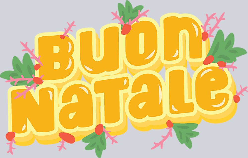Merry Christmas Around The World 3 Italian - STK04231 (DTF Transfers)