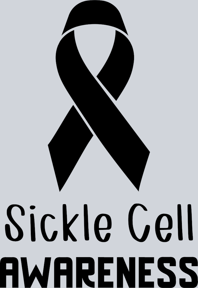 Sickle Cell Awareness Black - STK05456 (DTF Transfers)