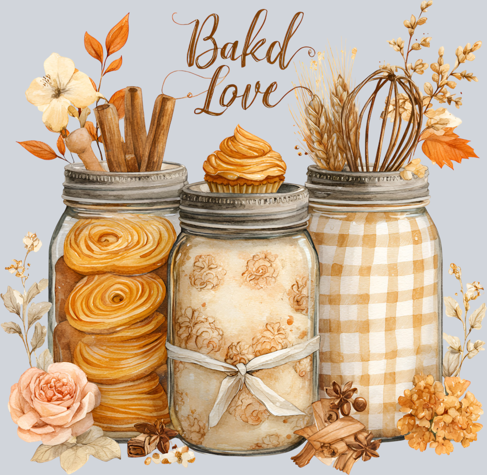Fall Baked Love 2 - STK07353 (DTF Transfers)
