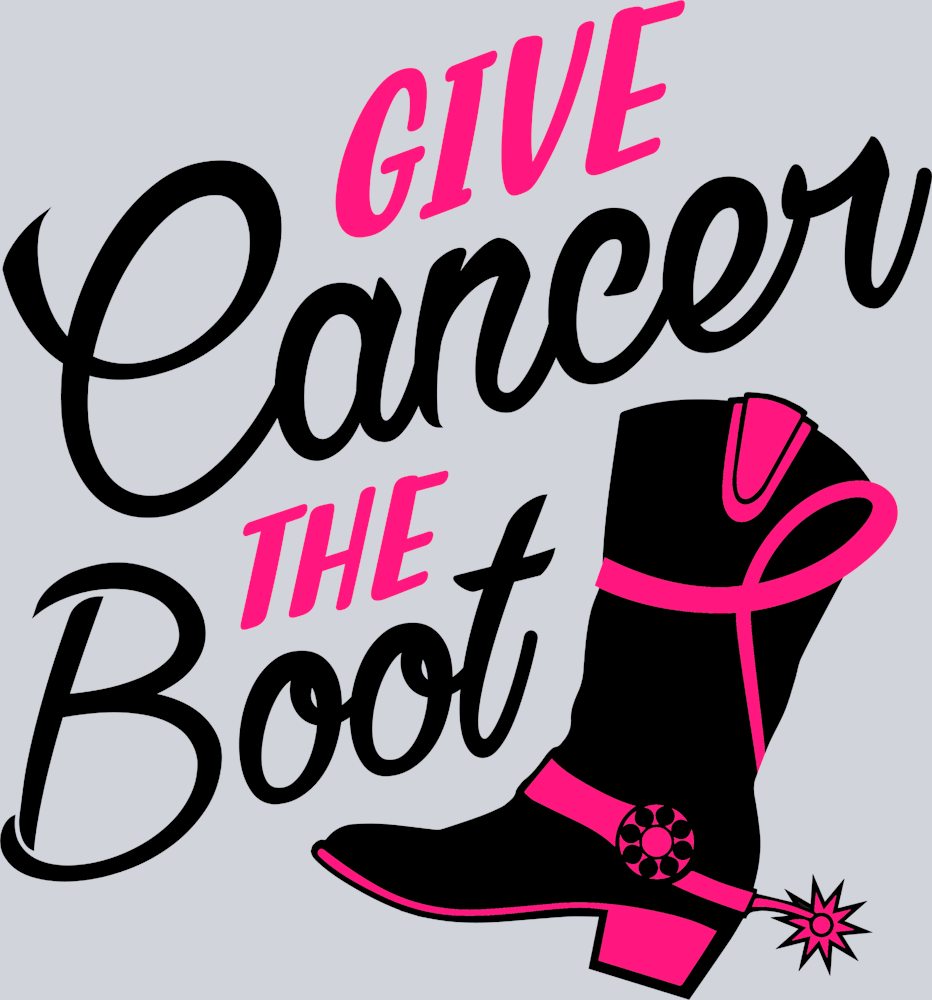 Give Cancer The Boot - STK02265 (DTF Transfers)