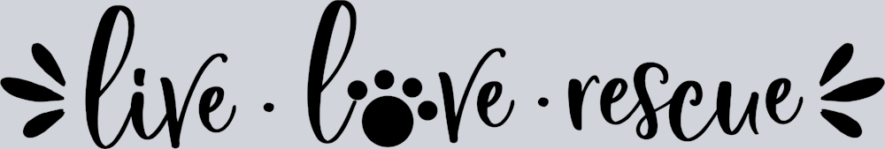Pets Cat Live Love Rescue - STK04822 (DTF Transfers)