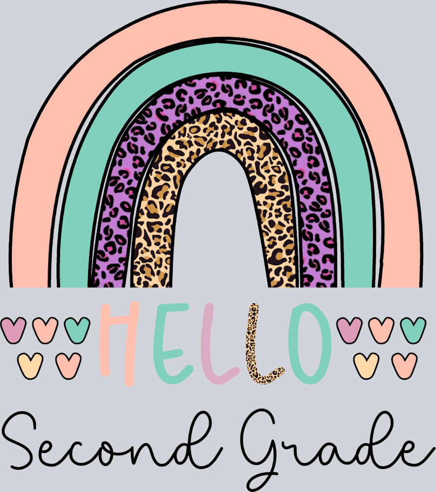 Hello Second Grade 3 - STK02711 (DTF Transfers)