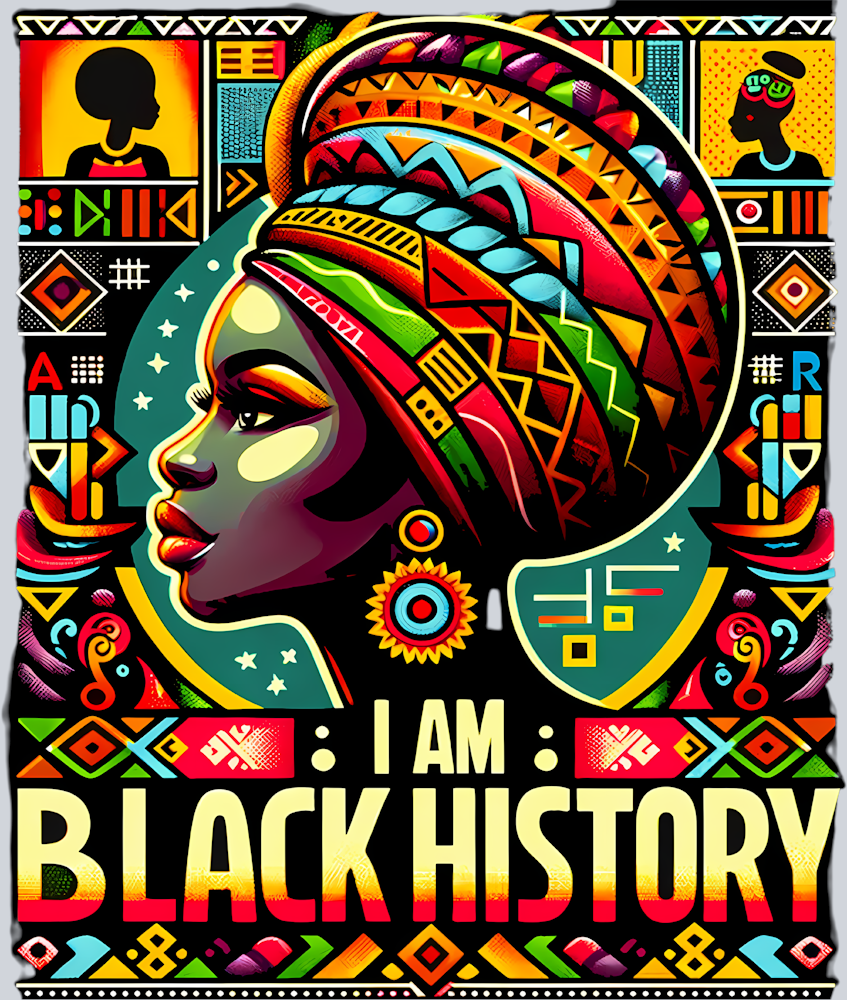 I Am Black History - STK02850 (DTF Transfers)