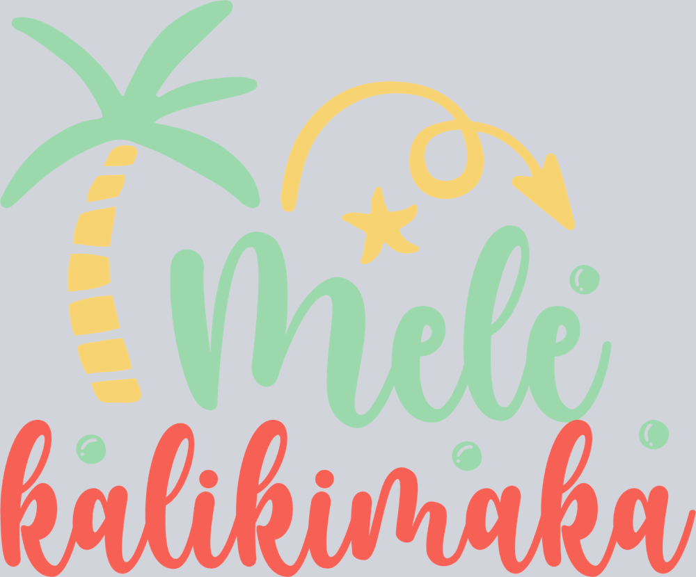 Mele Kalikimaka - STK04178 (DTF Transfers)