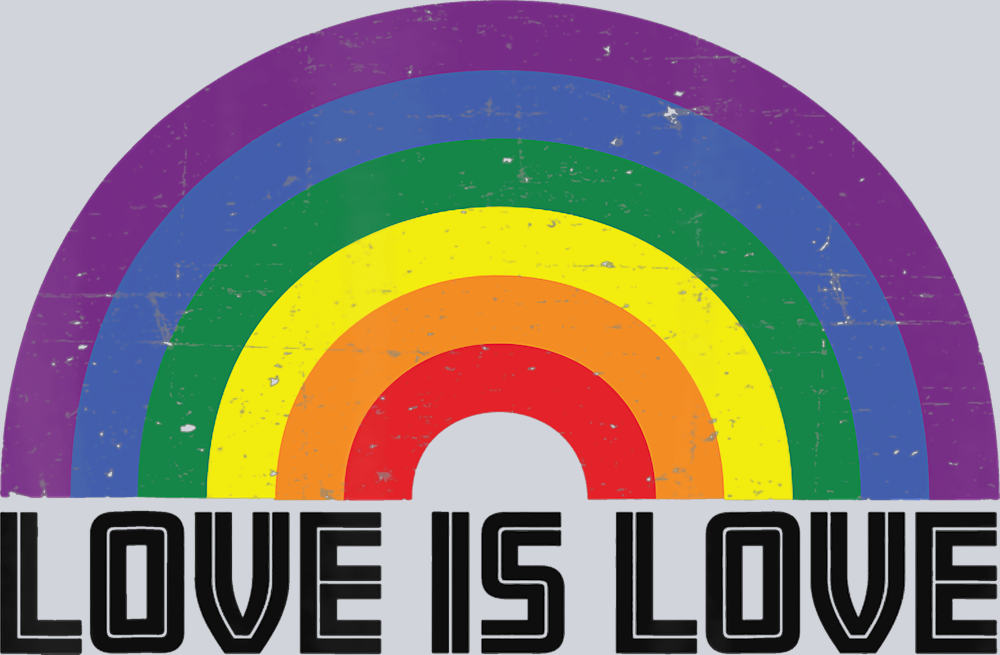 Love Is Love Rainbow - STK03753 (DTF Transfers)