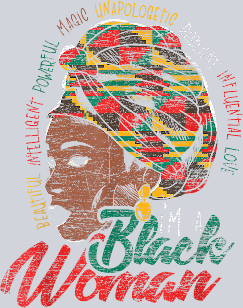 I Am Black Women Intelligent 29 - STK02871 (DTF Transfers)