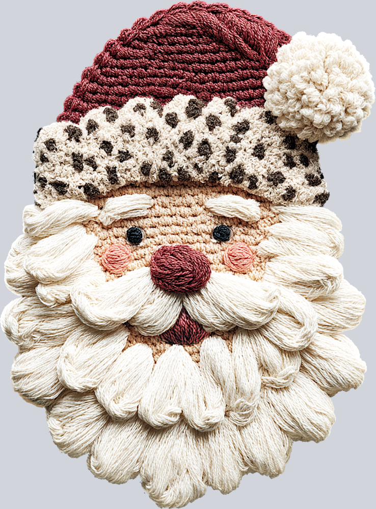 Faux Yarn Santa 3 - STK07511 (DTF Transfers)