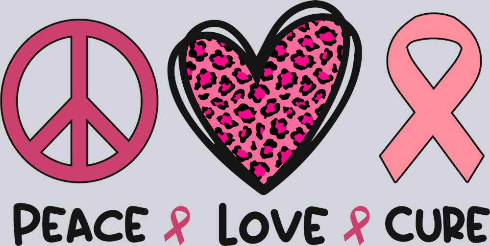 Peace Love Cure BCA - STK06863 (DTF Transfers)