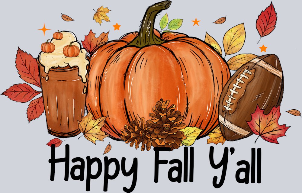 Happy Fall Yall 5 - STK07181 (DTF Transfers)