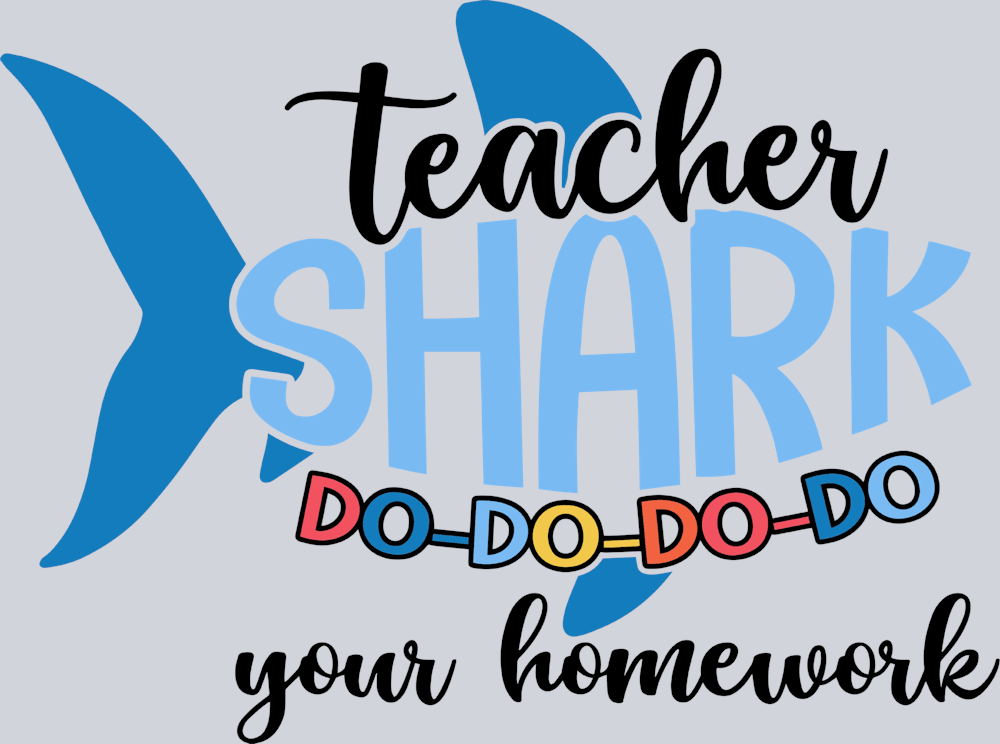 Teacher Shark - STK05962 (DTF Transfers)
