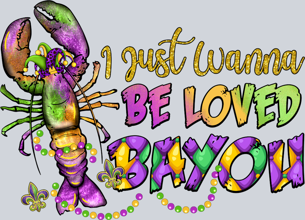Mardi Gras Loved Bayou - STK04079 (DTF Transfers)