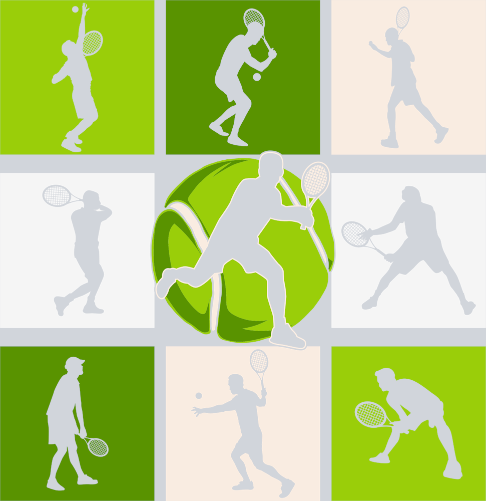 Tennis Collage - STK05987 (DTF Transfers)