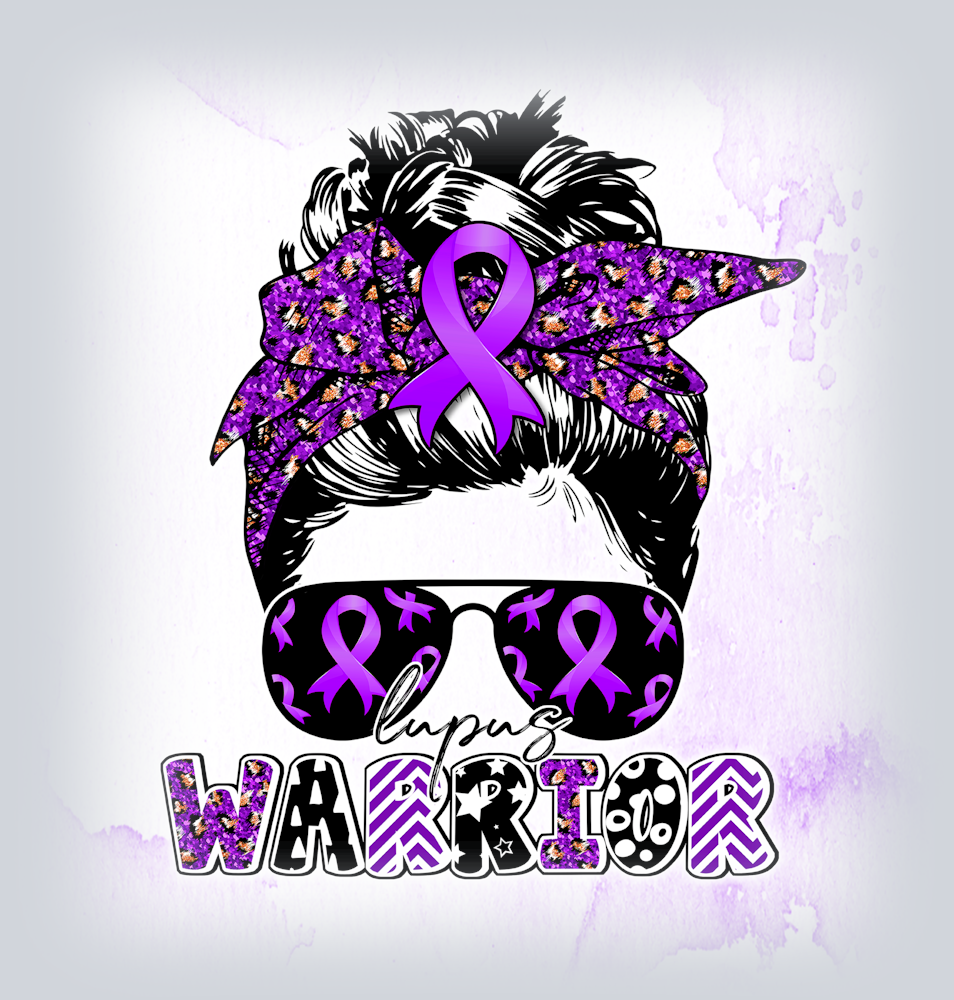 Lupus Messy Bun Warrior - STK03928 (DTF Transfers)