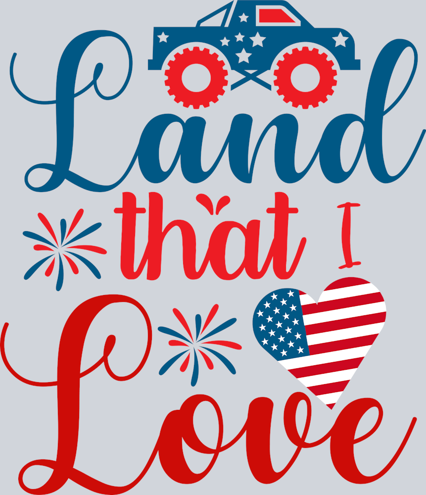 Land That I Love - STK03528 (DTF Transfers)